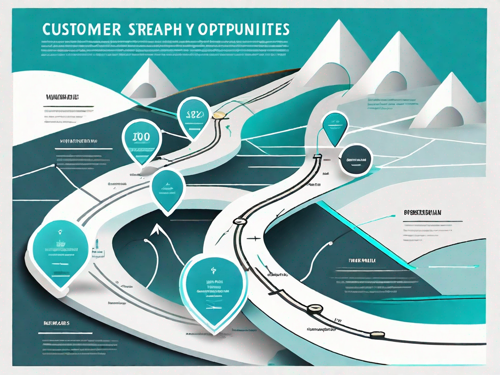 A roadmap with various stages