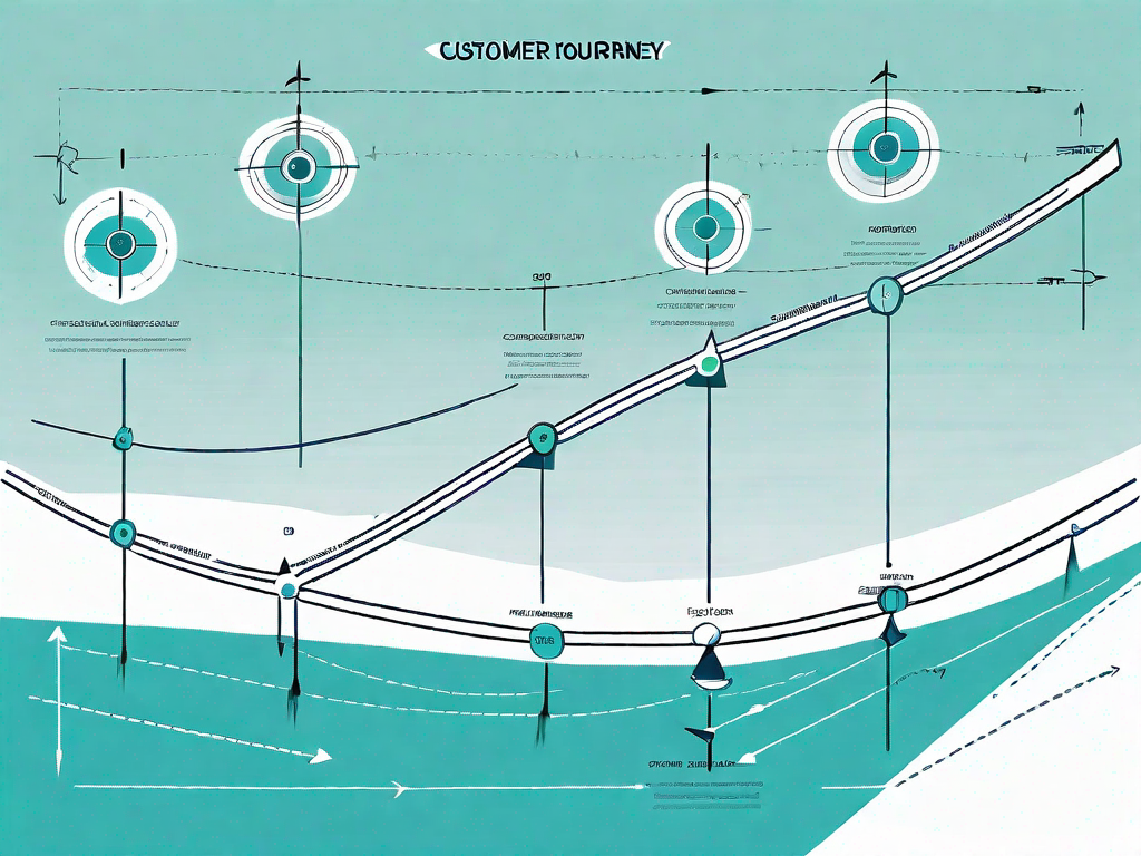 A roadmap representing the customer journey