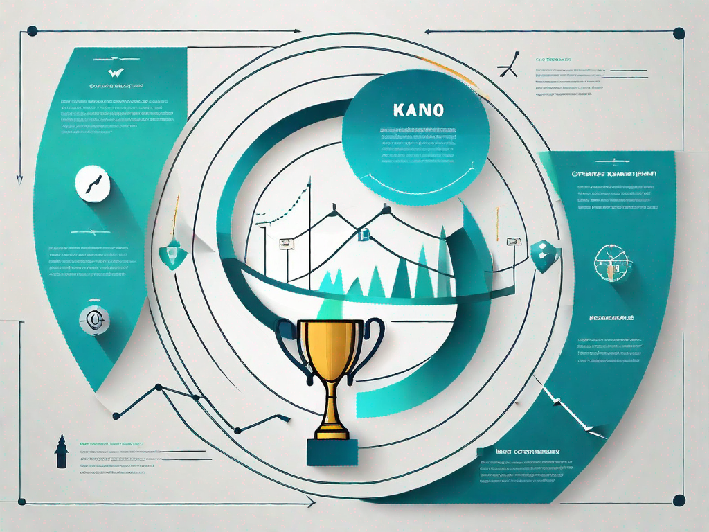 A winding path representing the customer journey