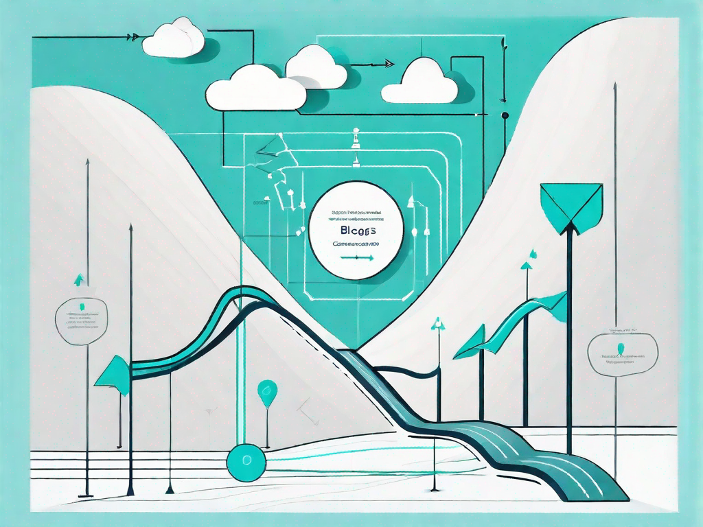 A path signifying the customer journey