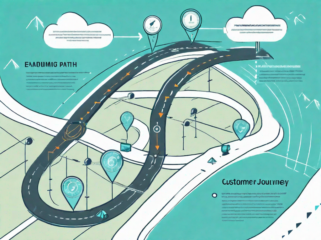 A roadmap representing the customer journey