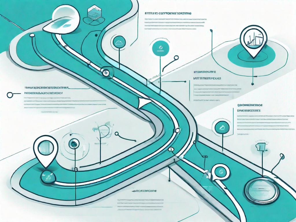 A roadmap with various stages