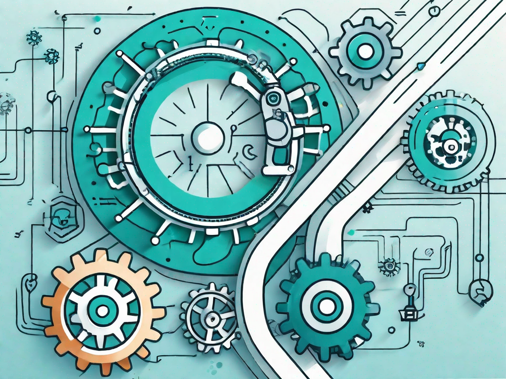 A winding path representing the customer journey