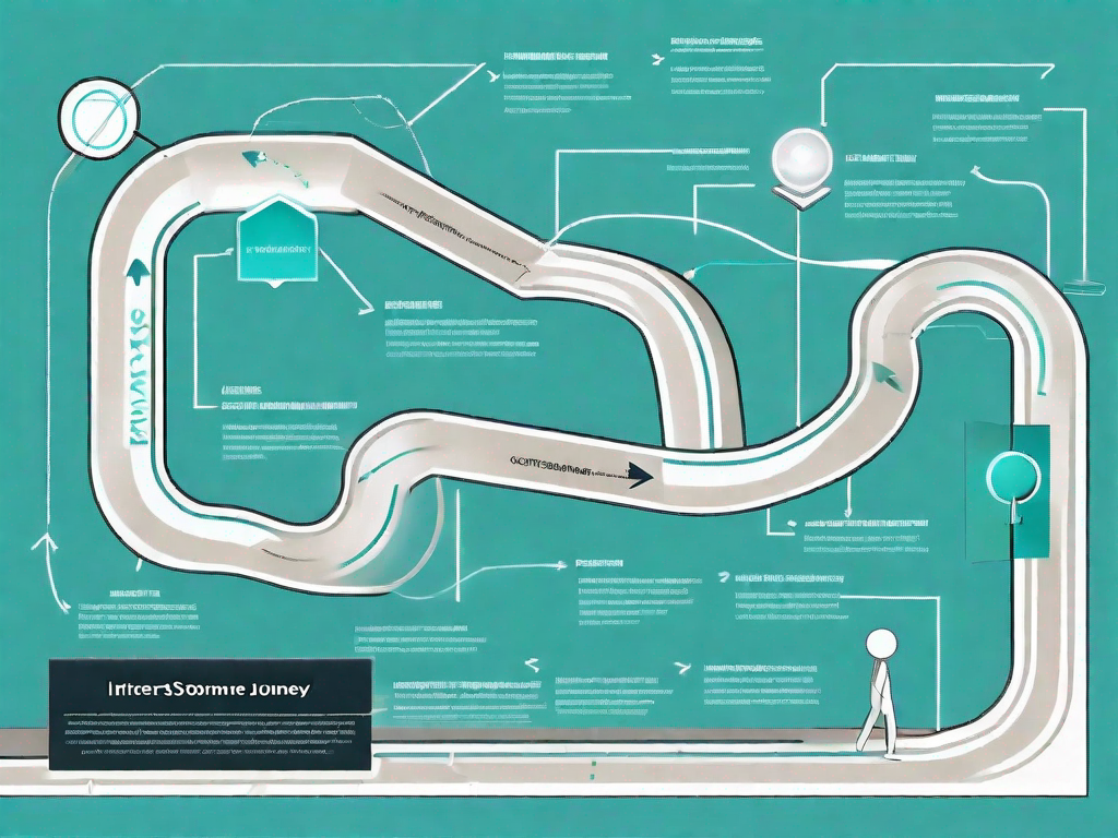 A pathway representing the customer journey