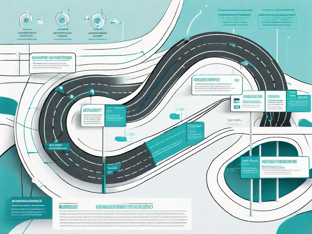 A roadmap intertwined with statistical graphs