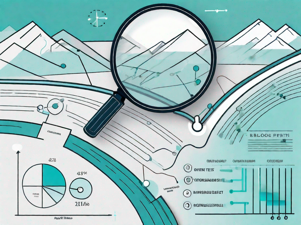 A road map representing a customer journey with various stages