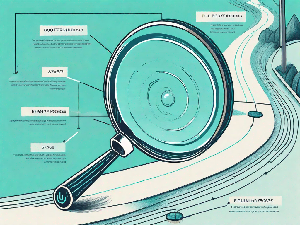 A symbolic path representing the customer journey