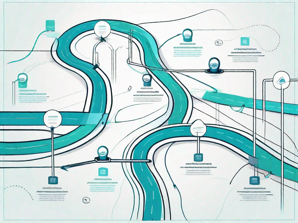 A roadmap intertwined with statistical graphs