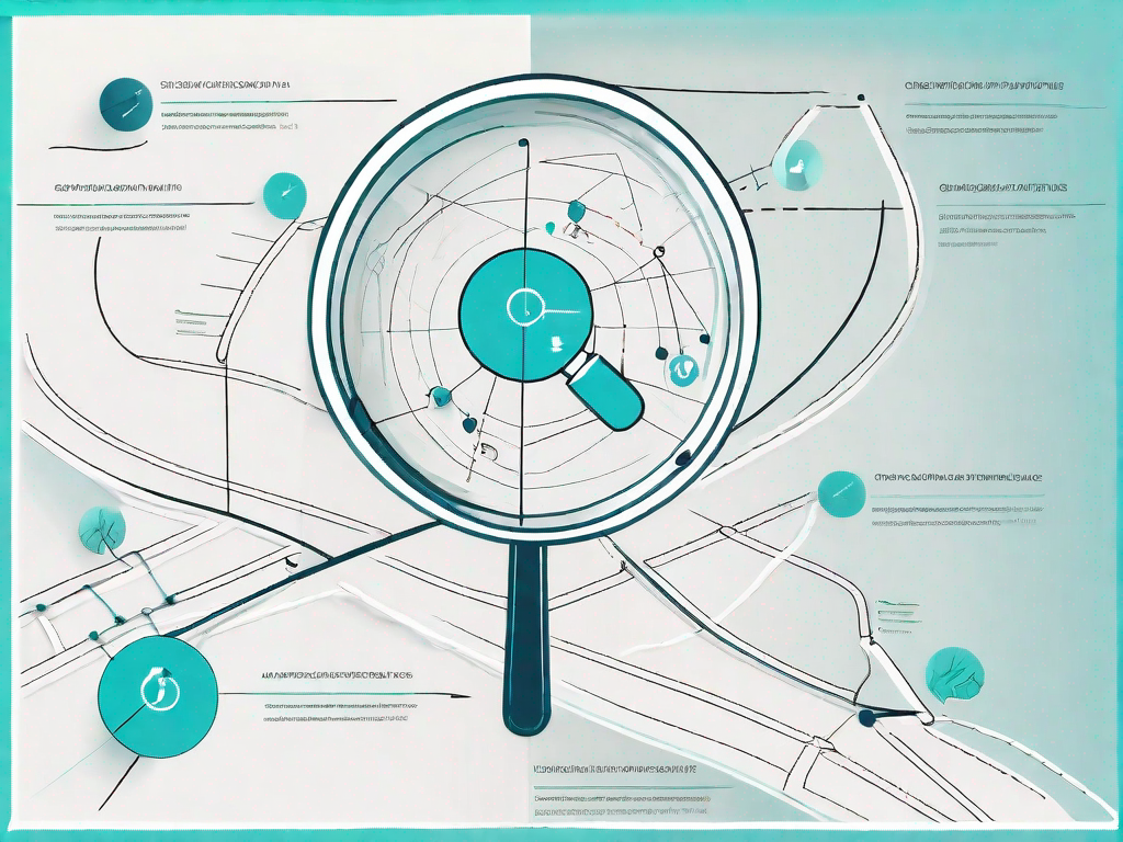 A roadmap with various points symbolizing the customer journey