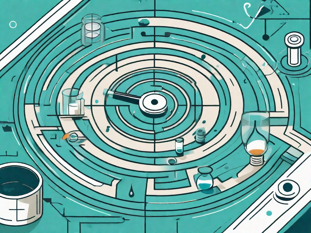 A labyrinth representing the customer journey