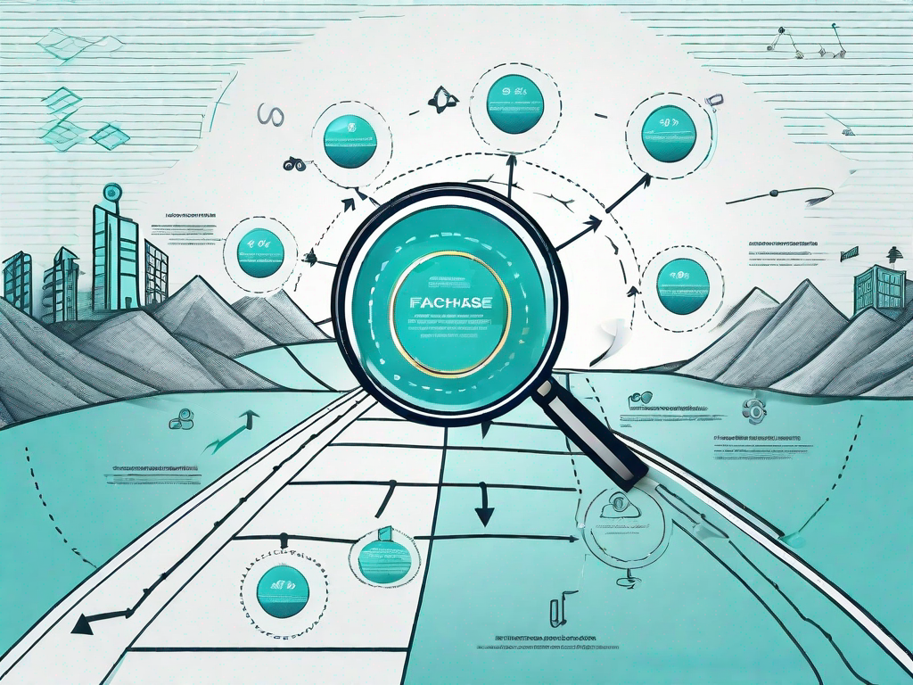 A roadmap with various stages symbolizing the customer journey