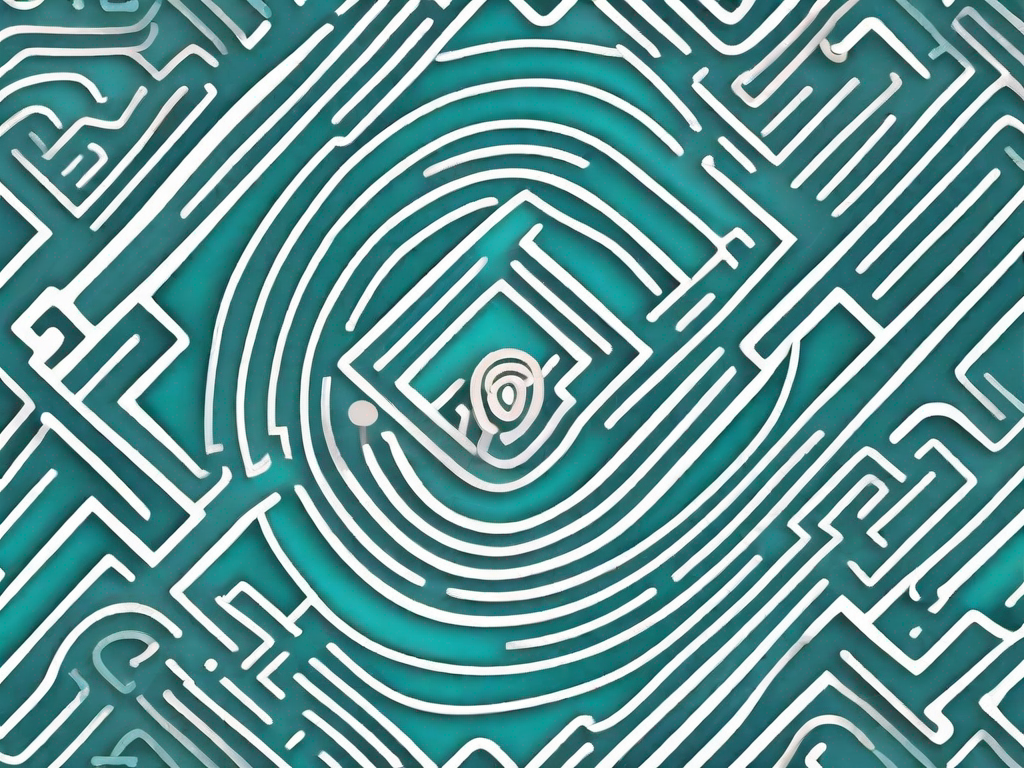 A labyrinth representing the customer journey