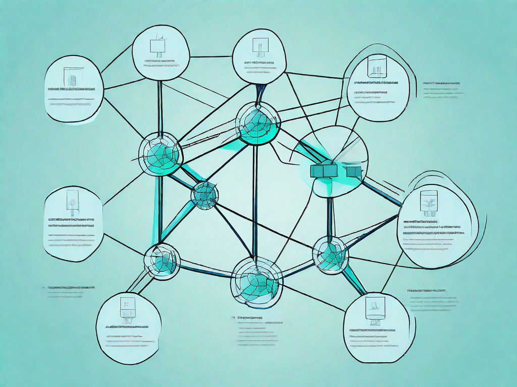 A conceptual model with various interconnected nodes representing different aspects of product pricing