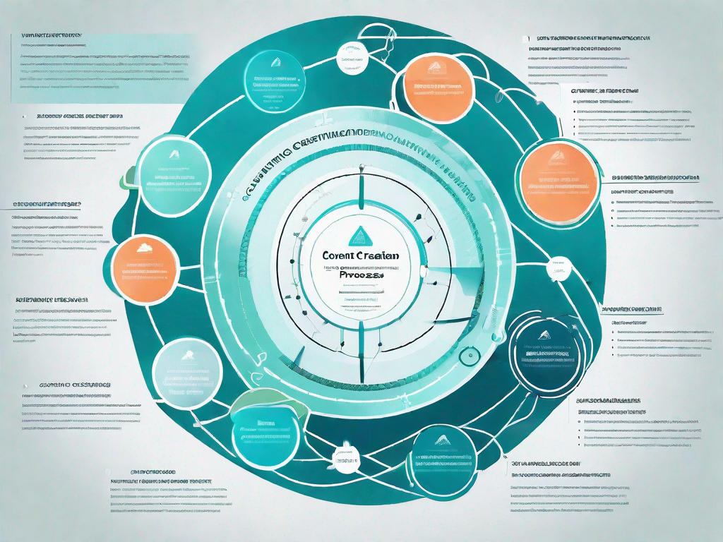 A content creation process chart