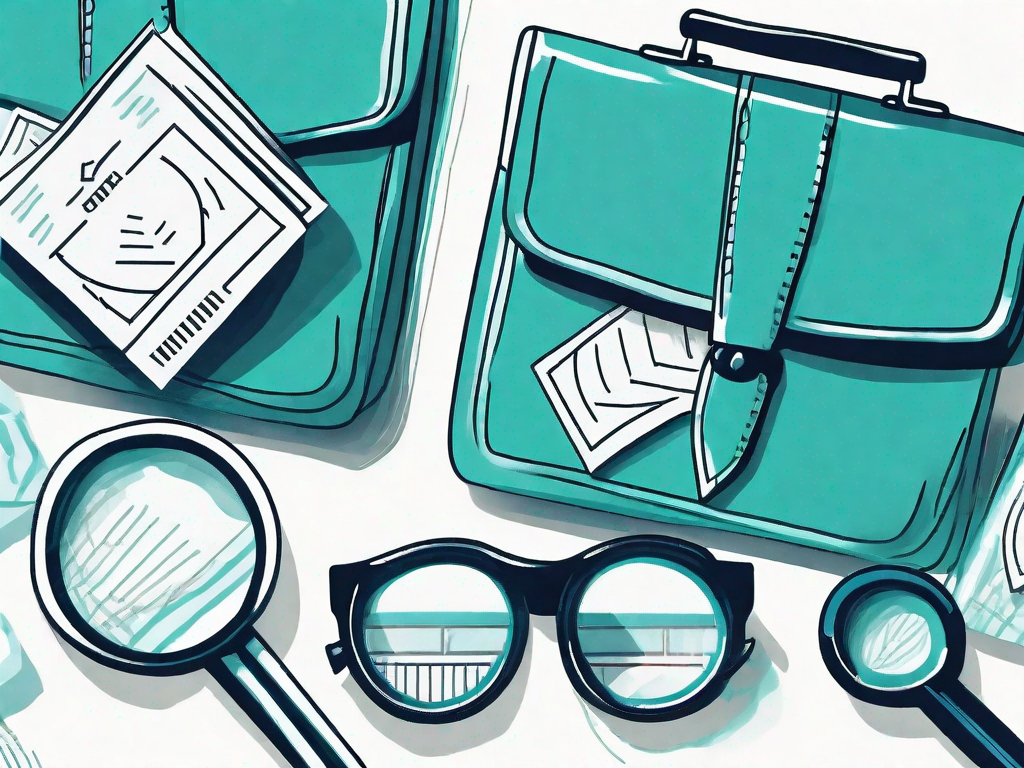 Several magnifying glasses focusing on different rewards like flight tickets