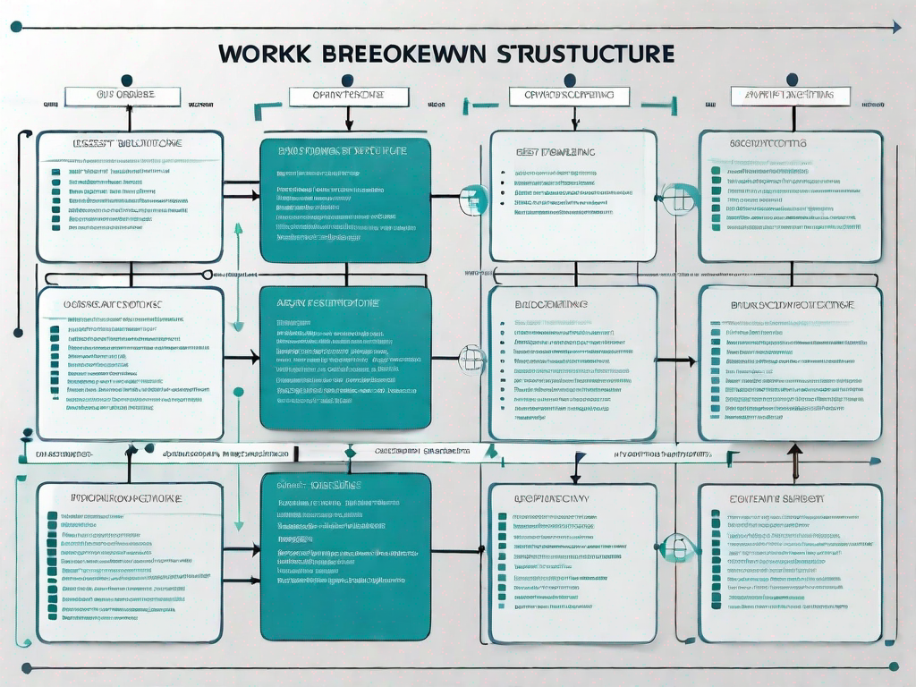 A work breakdown structure chart