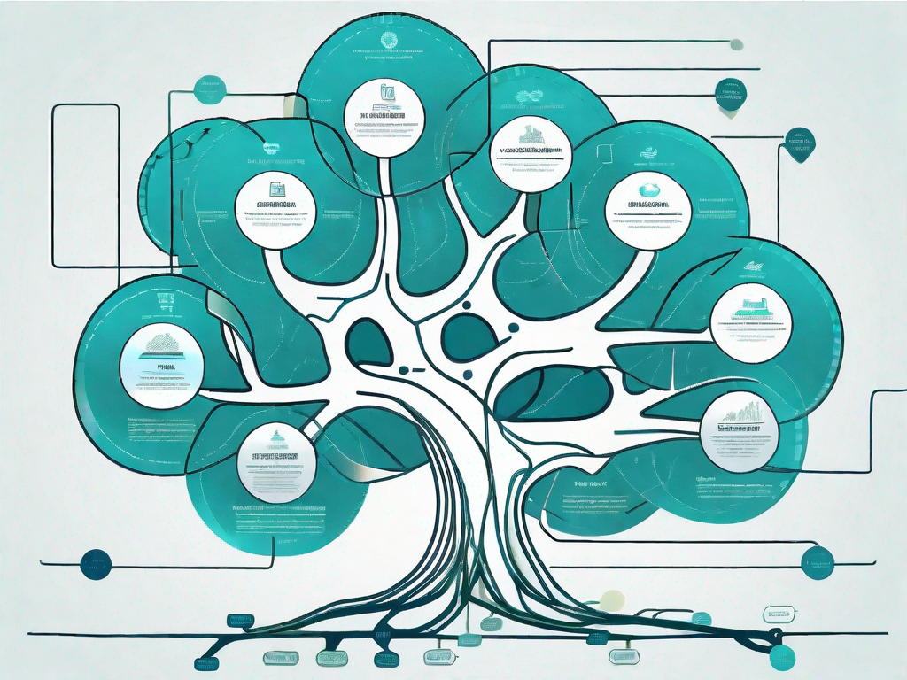 A tree structure diagram