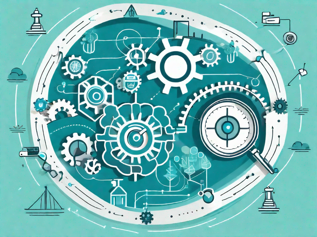 A winding path representing the customer journey