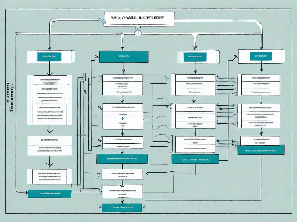 A work breakdown structure chart