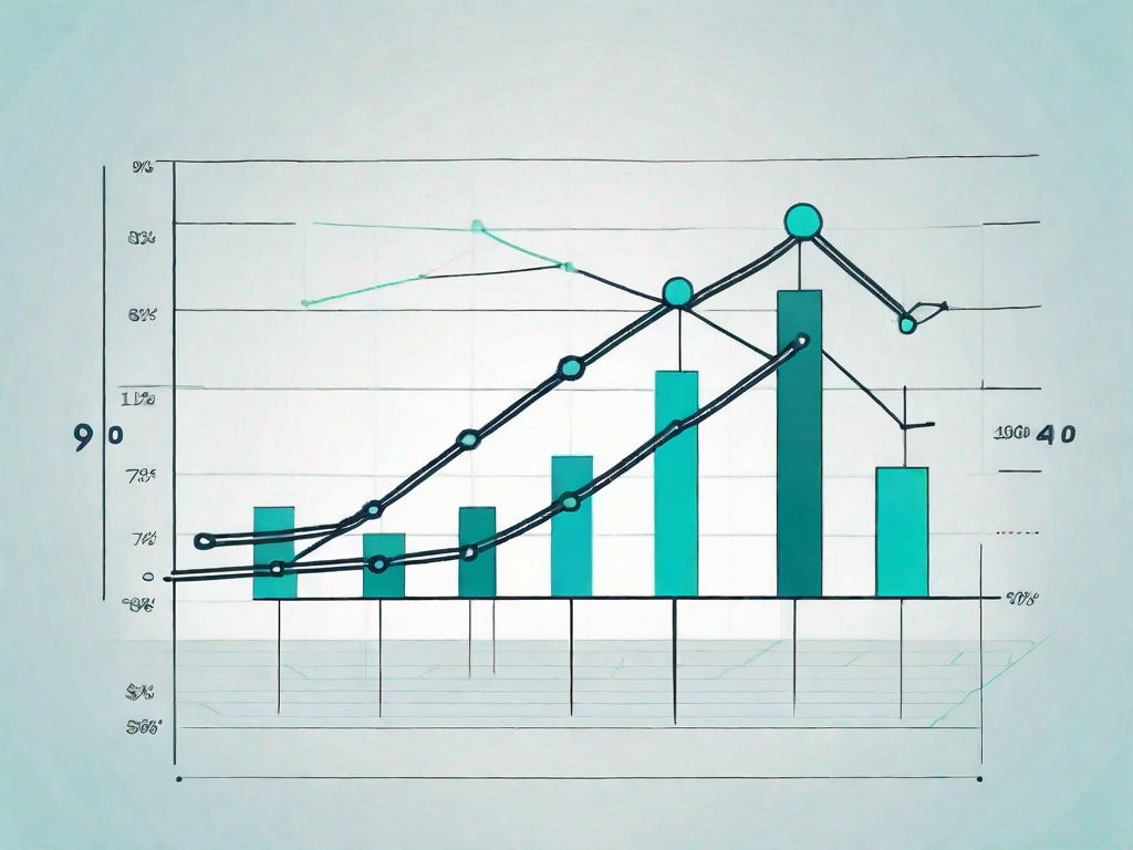 A graph with plotted data points