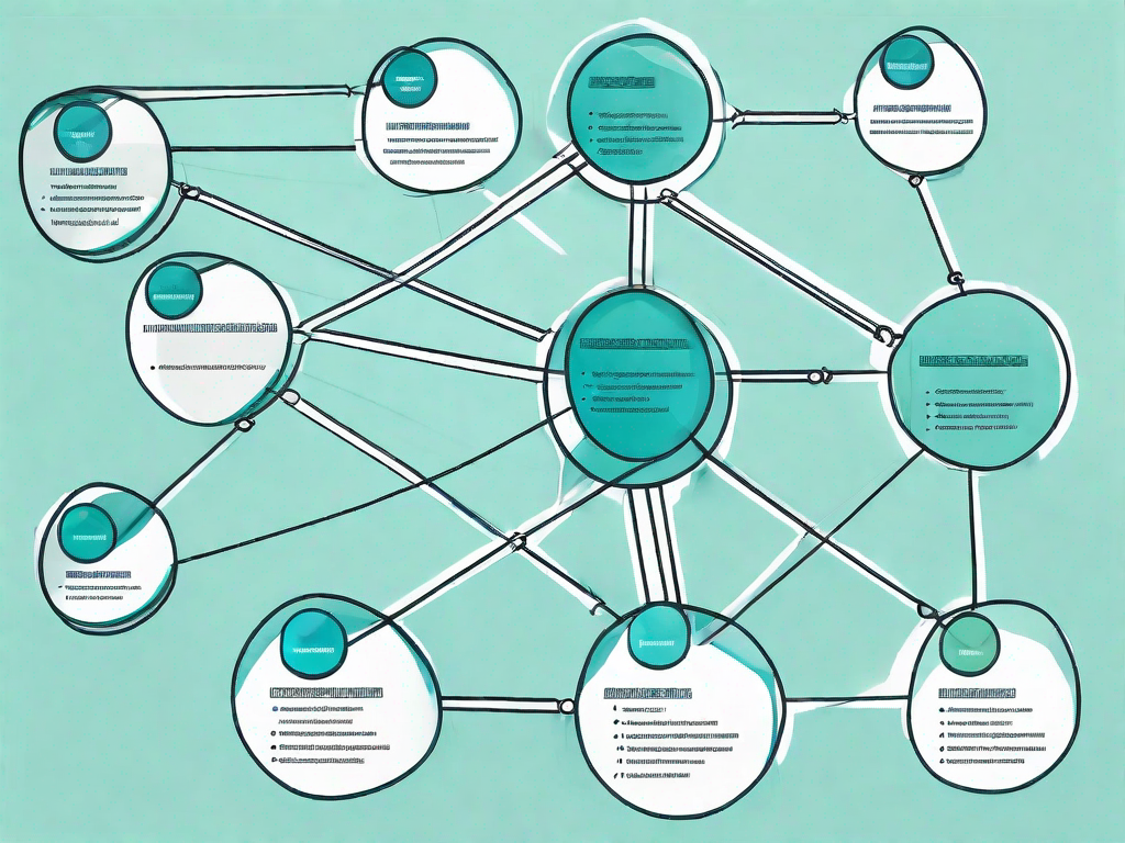 A work breakdown structure chart with various discounting strategies represented as interconnected nodes