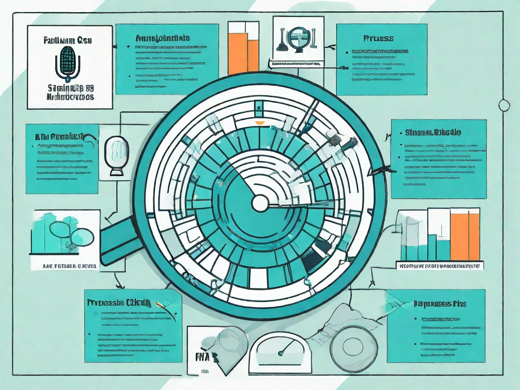 A process chart intertwined with various elements of a sponsorship deal