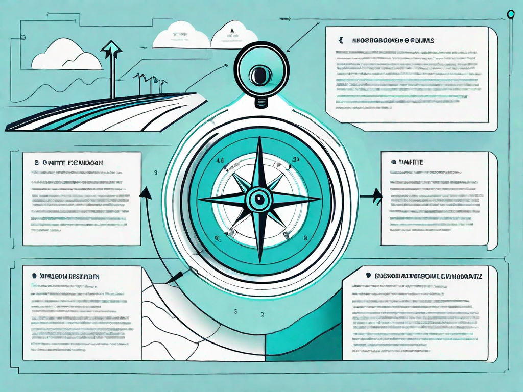 A roadmap with various stages symbolizing the customer journey