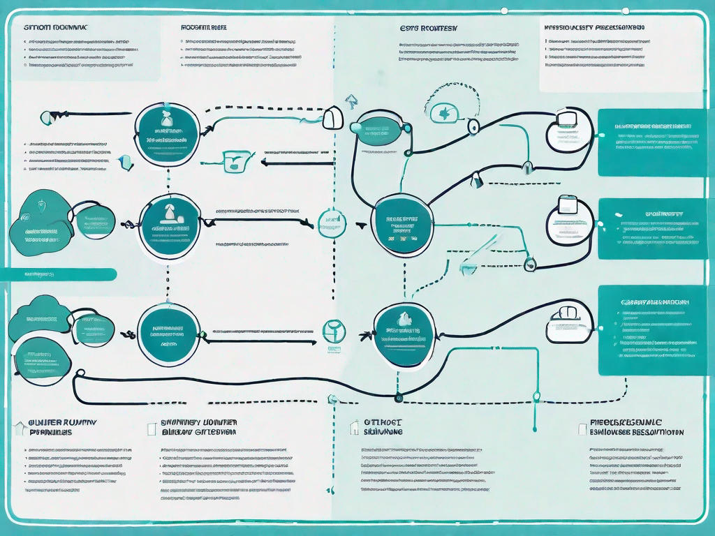 A customer journey map intertwined with a value chain