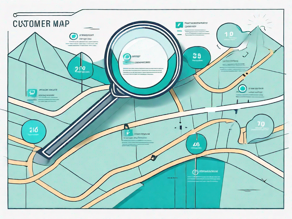 A road map with different stages marked