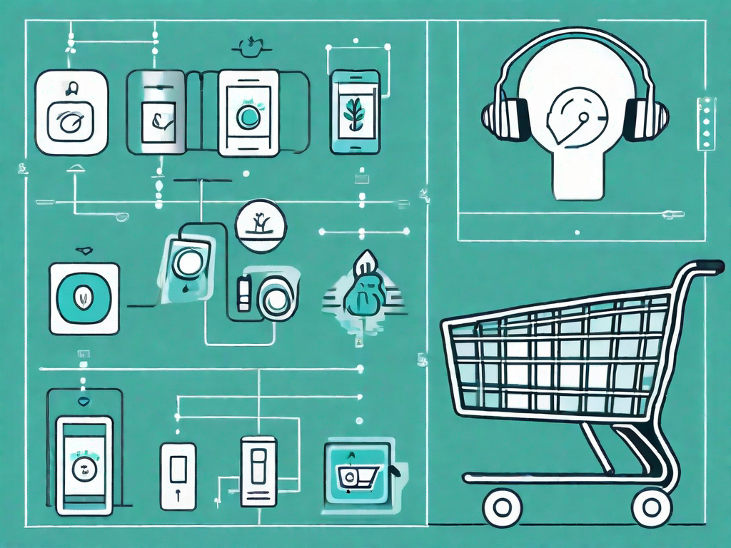 A raci matrix with various symbolic icons representing different stages of a customer journey